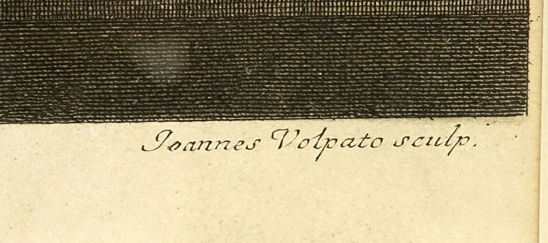 After: Raffaello Sanzio, Italian (1483-1520) Delle Logge di Rafaele nel Vaticano Color Engraving.