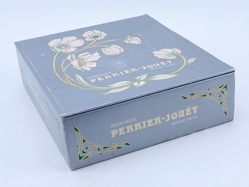 Vintage 1975 Perrier-Jouet Fleur de Champagne Bottle in Presentation Box.