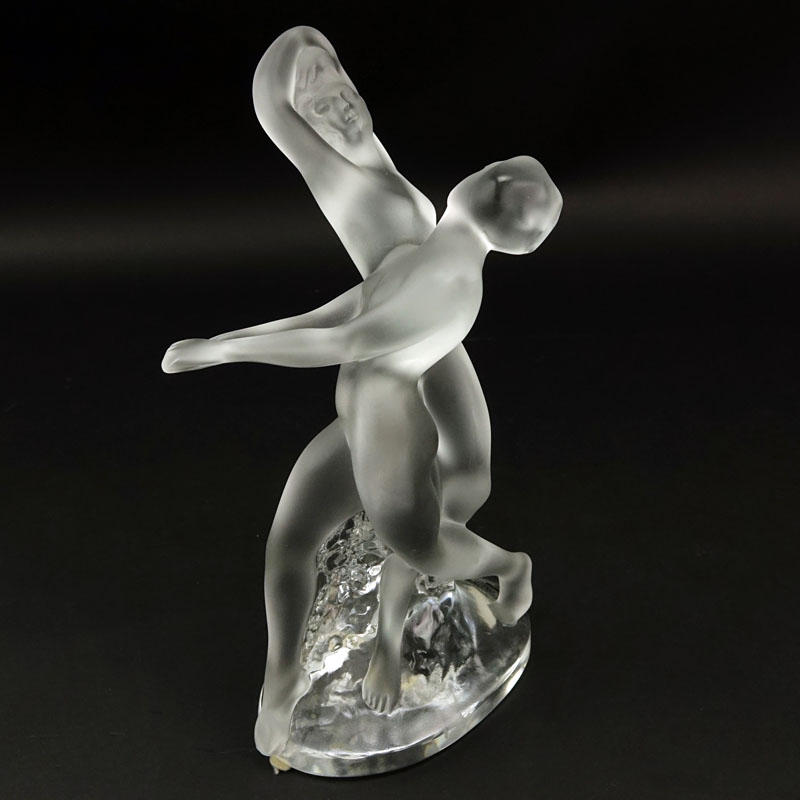 Lalique Deux Danseuses Crystal Group.