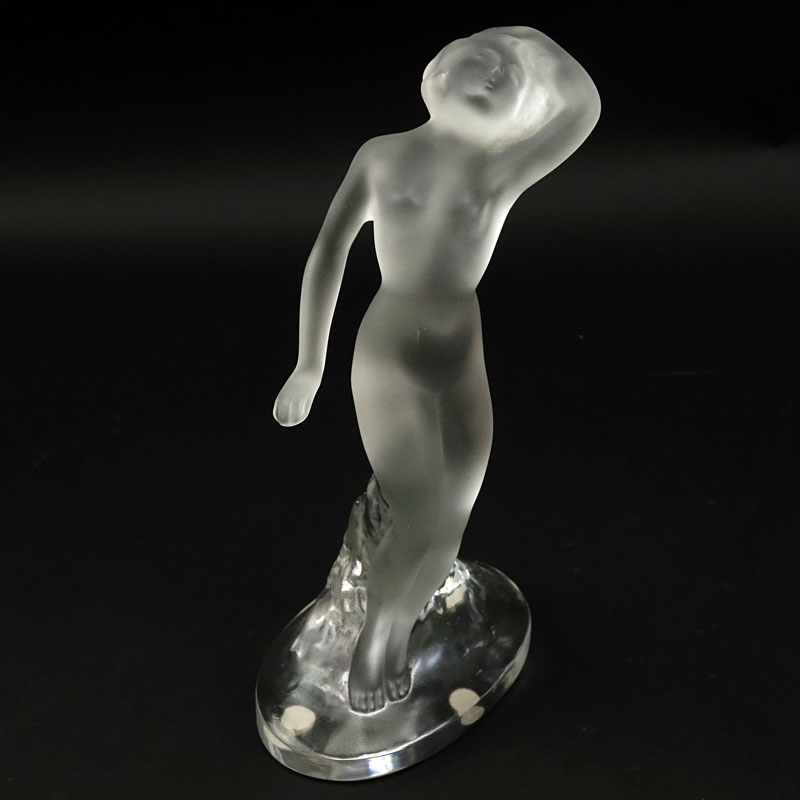 Lalique Danseuse Nude Crystal Figurine.