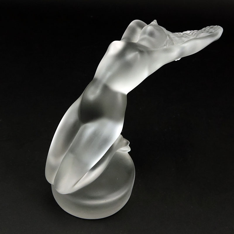 Lalique Crystal "Chrysis" (Medium) Female Nude Figurine.