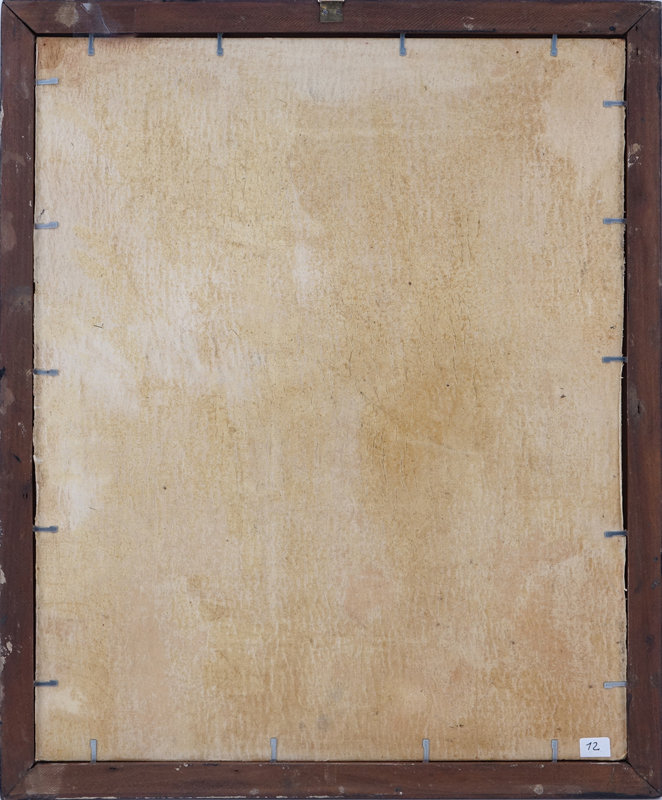 1930's Oil On Card "Abstract Portrait Of A Woman". 