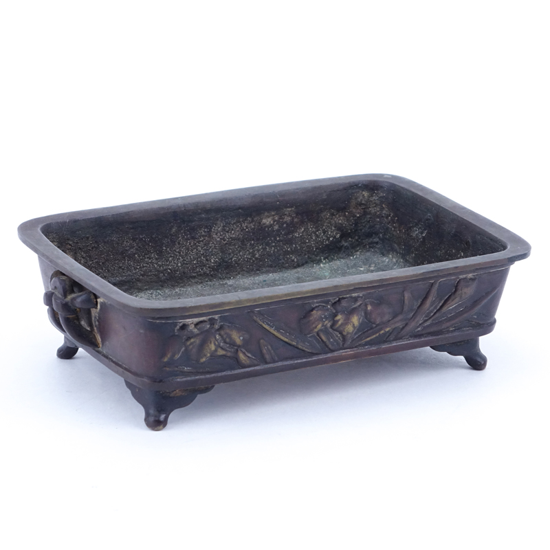 Antique Japanese Rectangular Planter.