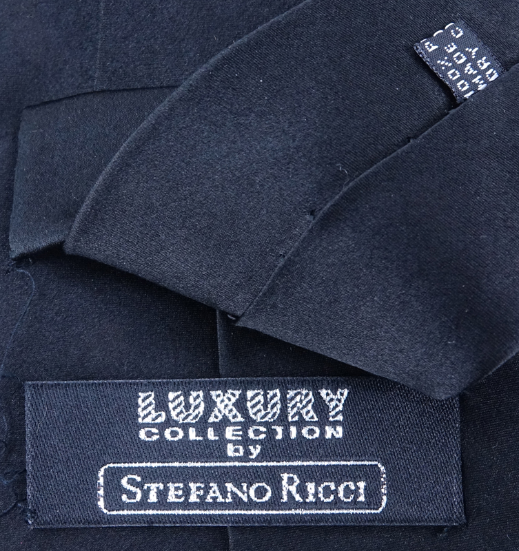 Stefano Ricci 100% Silk & Crystal Luxury Tie.