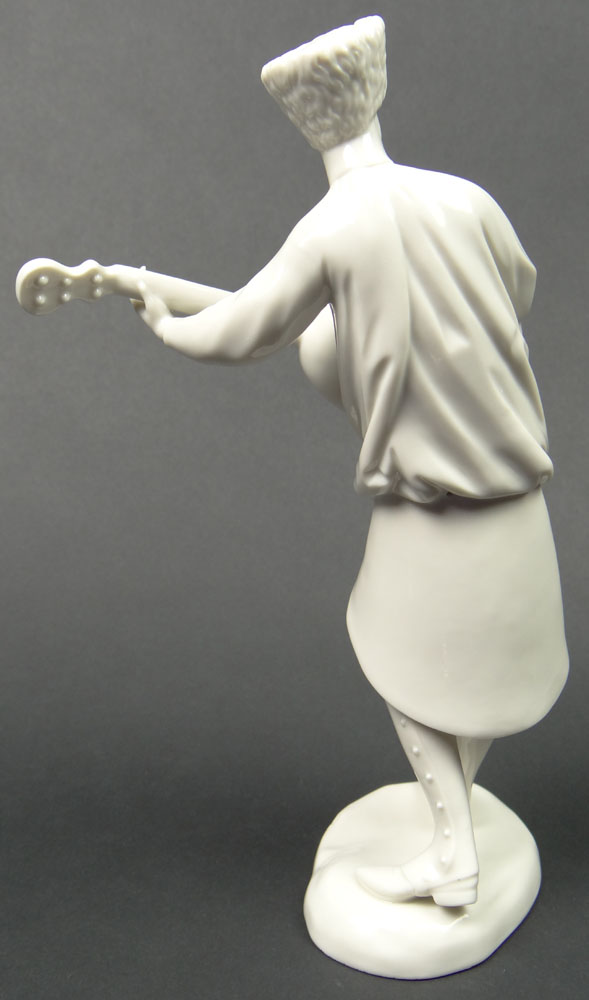 Vintage Nymphenburg Porcelain Figure of a "Guitarist" .