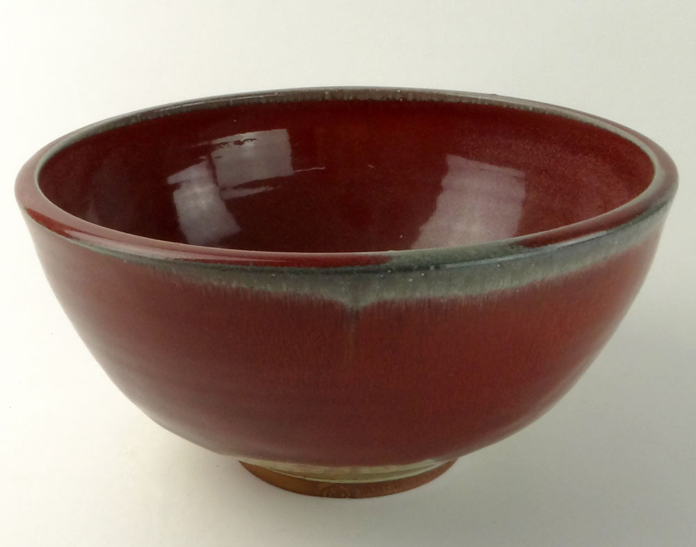 Vintage Circa 1979 Michael Obranovich Glazed Pottery Bowl.