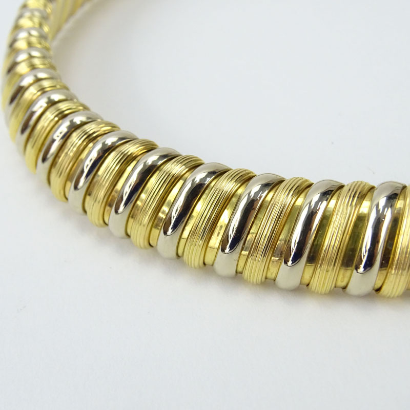 Vintage Bulgari 18 Karat Yellow Gold Choker Necklace.