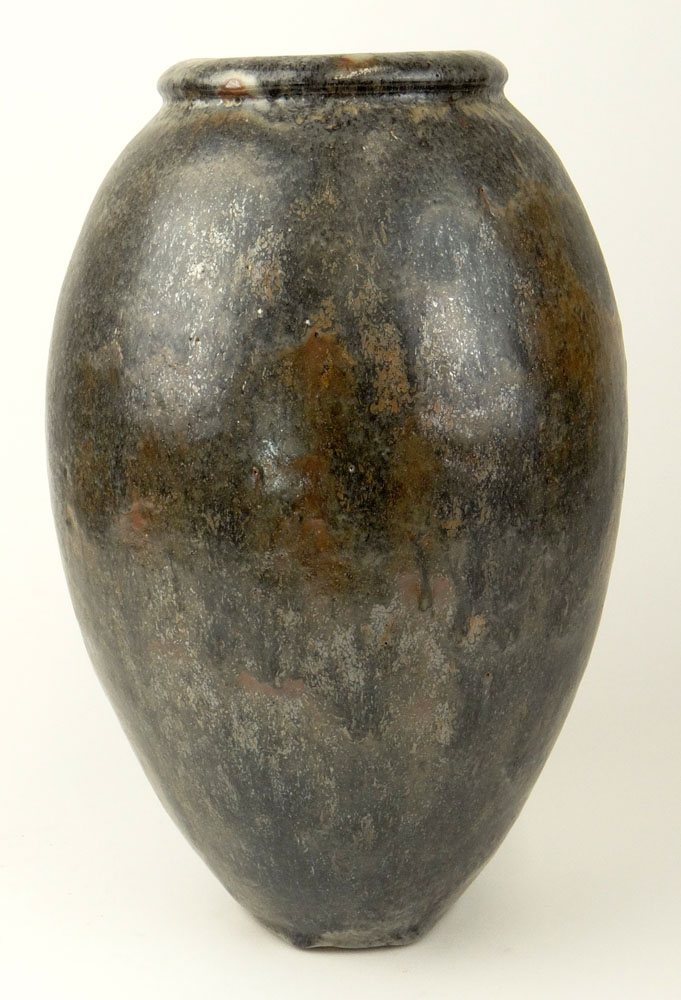 Hiroshi Nakayama, Japanese (20th Century) Large Glazed Ceramic Vase. 