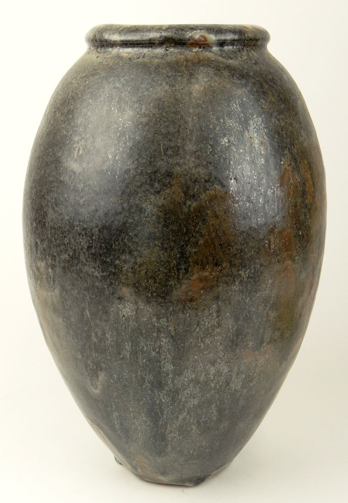 Hiroshi Nakayama, Japanese (20th Century) Large Glazed Ceramic Vase. 