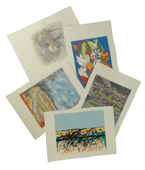 Lot of Five (5) Color Lithographs By Contemporary Latin Artists.