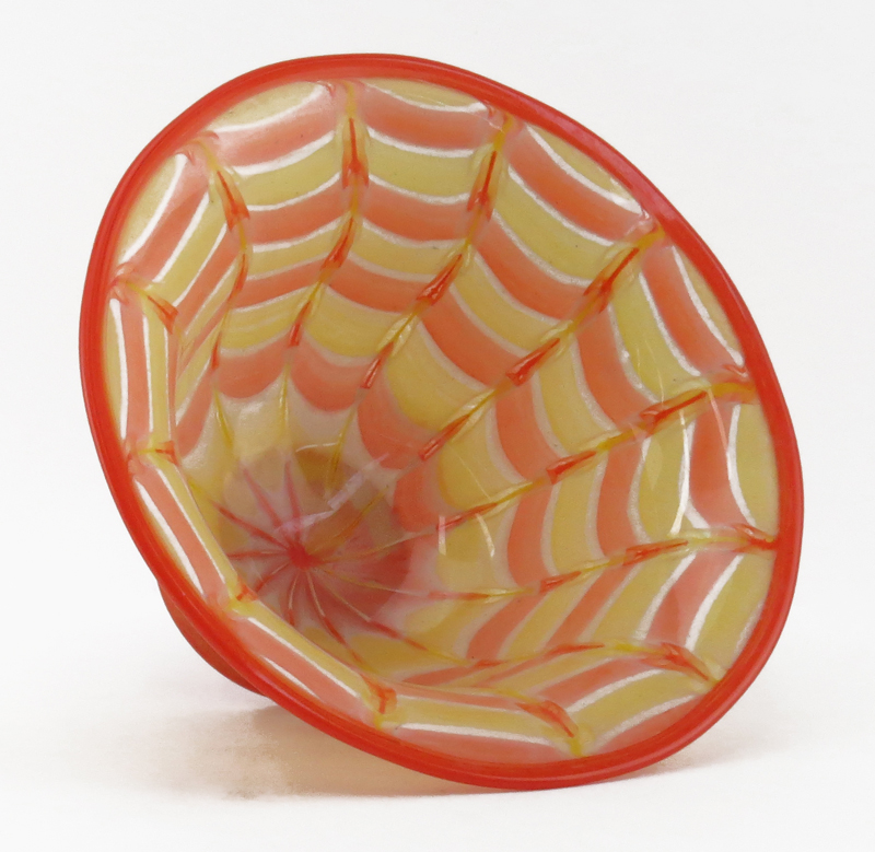 Mid Century Gambaro & Poggi Murano Art Glass Centerpiece Bowl.