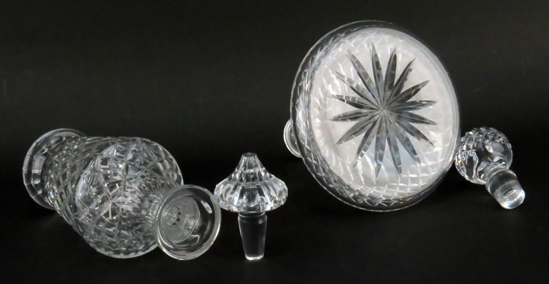 Grouping of Two (2) Waterford Cut Crystal Decanters.