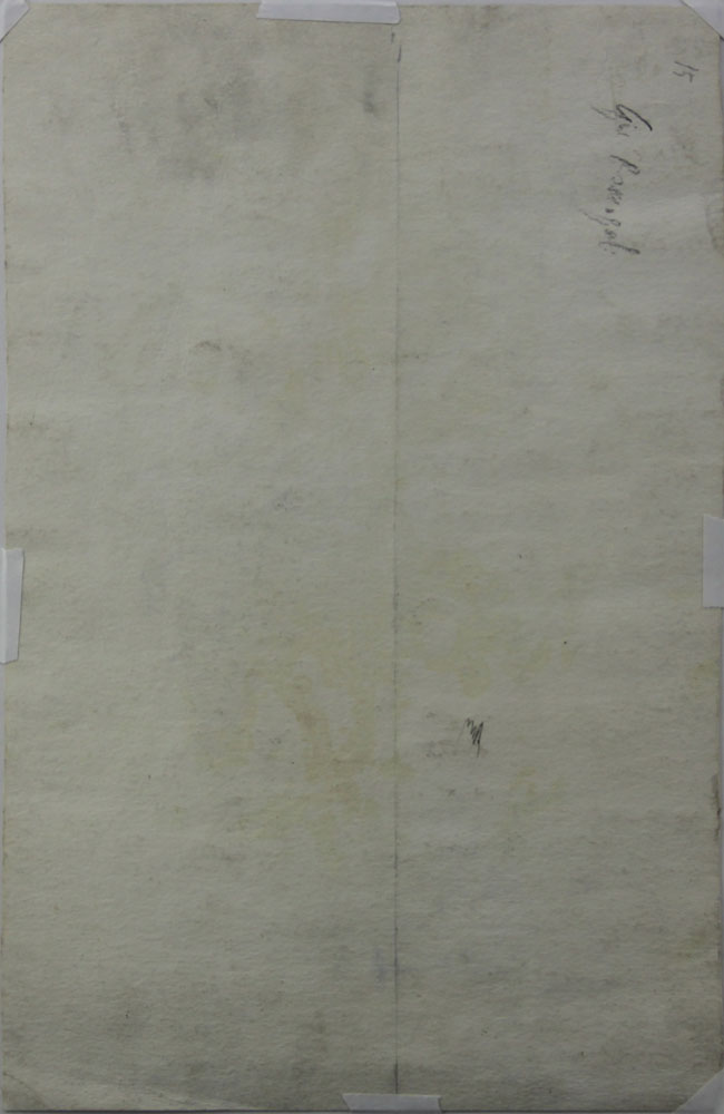 Vintage European School Etching "Man with Bike/Street Scene" Unsigned.