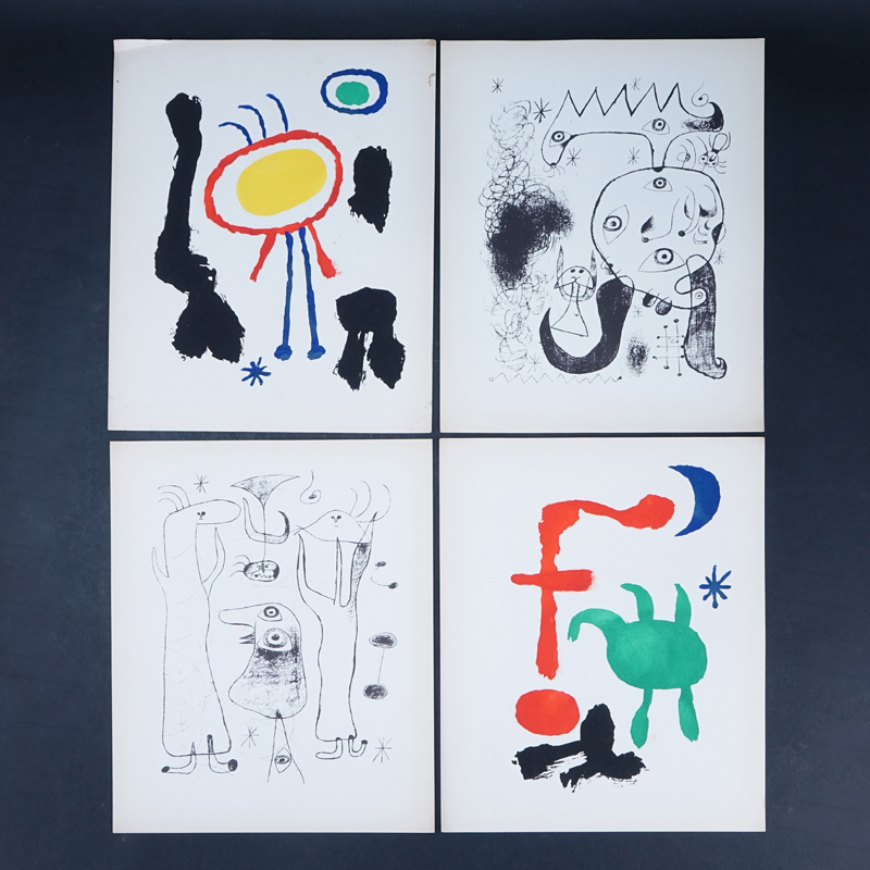 The Prints Of Joan Miro Portfolio contains 42 plates including 2 color stencils.