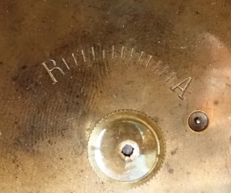 Late 19th Century Brass French Carriage Clock With Barometer and Compass.