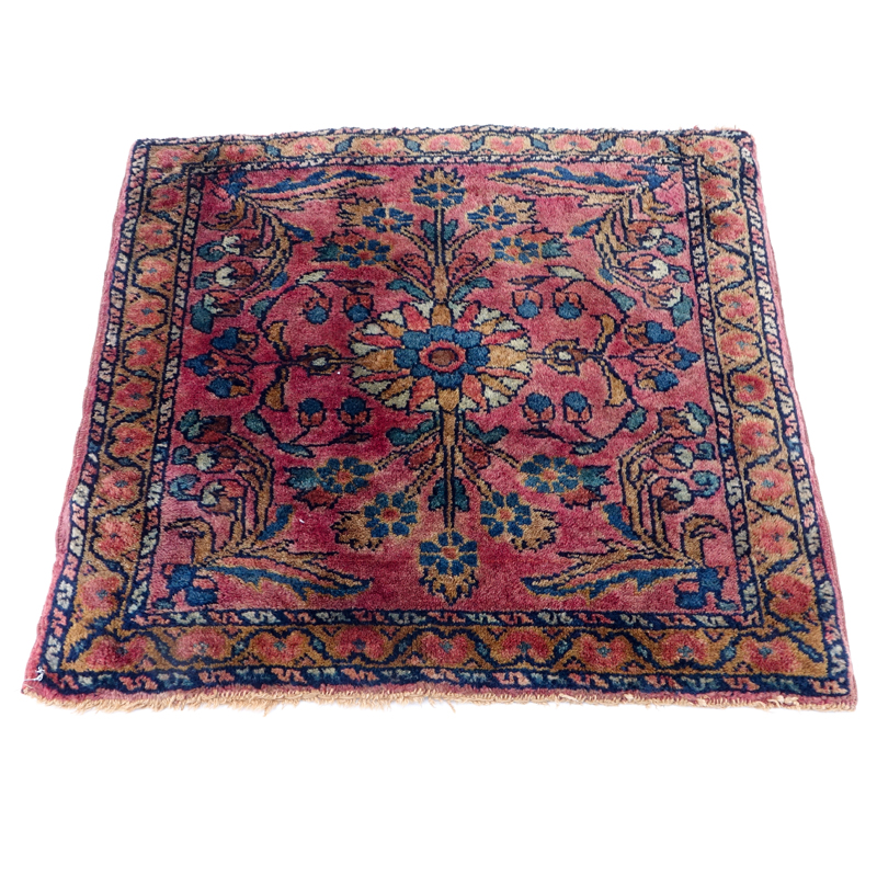 Small Semi Antique Persian Door Mat.