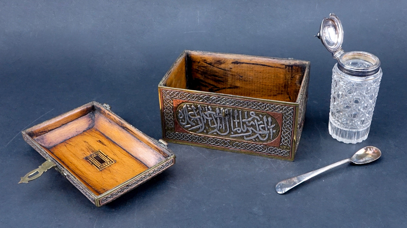 Judaica Mixed Metal Alms Box