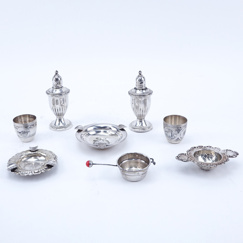 Grouping of Sterling Silver and Silver Tableware.