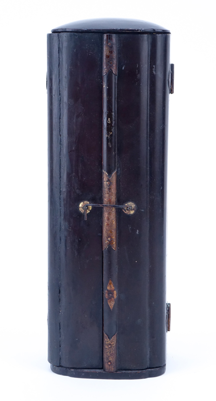 Antique Lacquered Buddhist Traveling Shrine.