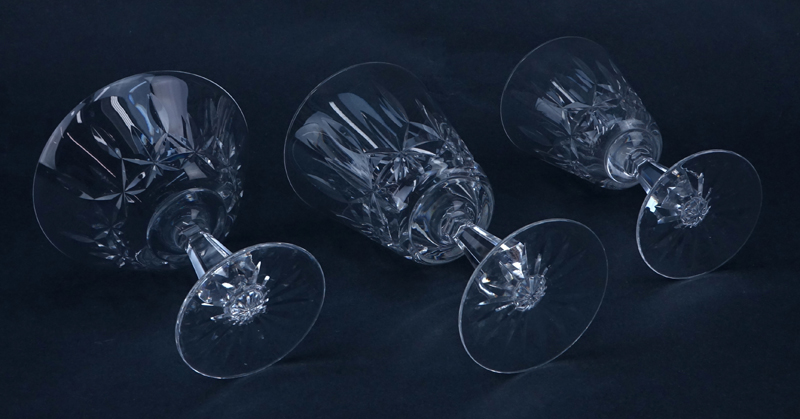 Twenty-Two (22) Pieces Waterford Rosslare Crystal Stemware.