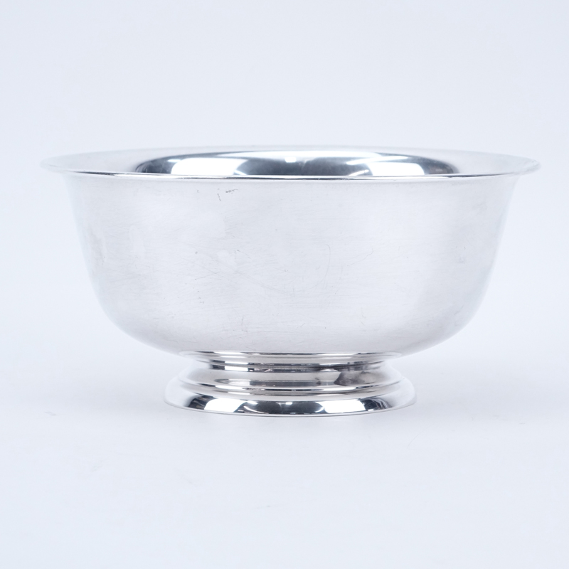National Silver Co. Sterling Silver Footed Bowl.