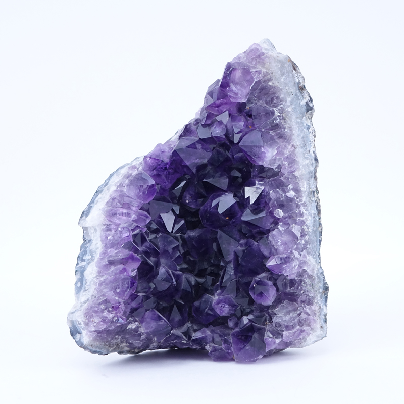 Amethyst Crystal Specimen Geode.