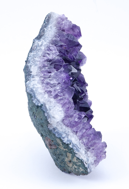 Amethyst Crystal Specimen Geode.