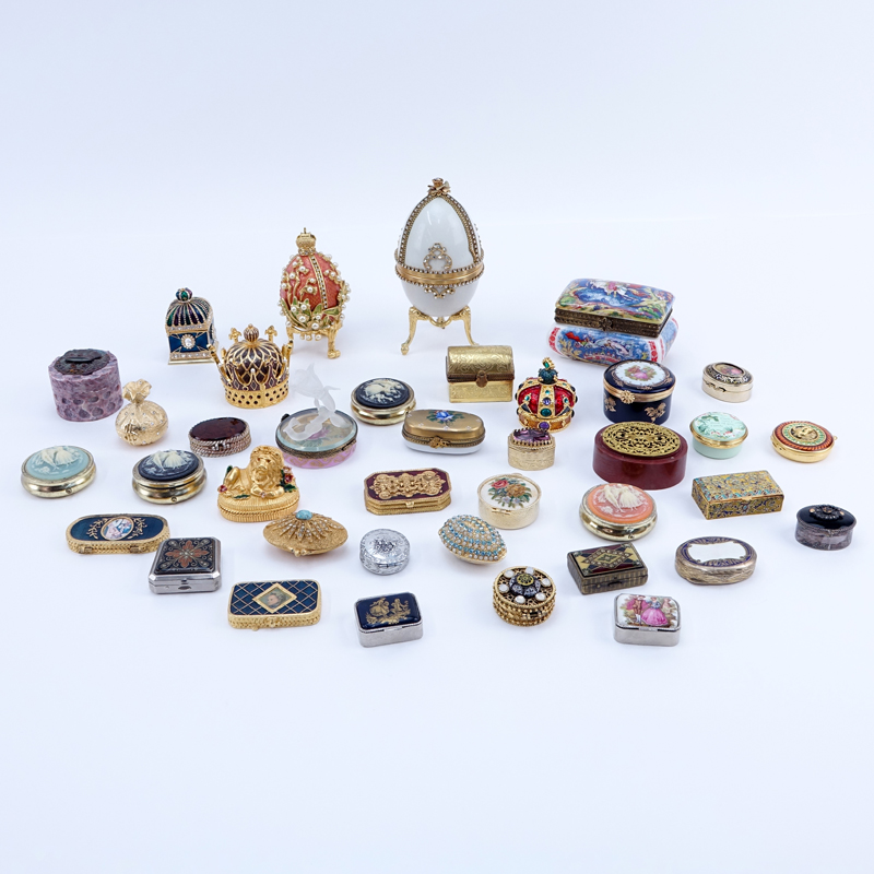 Collection of 38 Miniature Boxes.