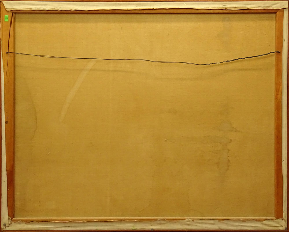 Shim Grudin, American  (born 1913) Large Oil on Canvas "Abstract". 