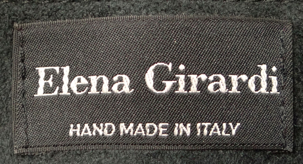 Elena Girardi, Italy Leather and Fur Lady's Hand Bag. Signed Elena Girardi