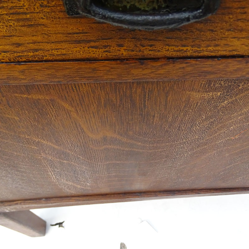 Early to Mid 20th Century L & J.G. Stickley Oak Side Board.