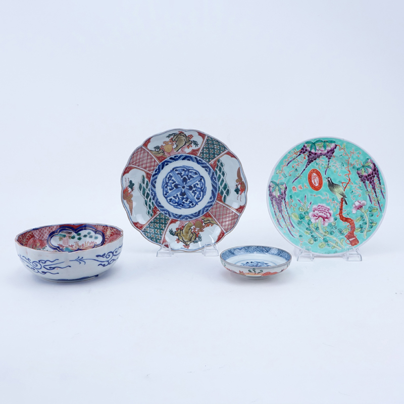 Grouping of Four (4) Antique Oriental Porcelain Tableware.