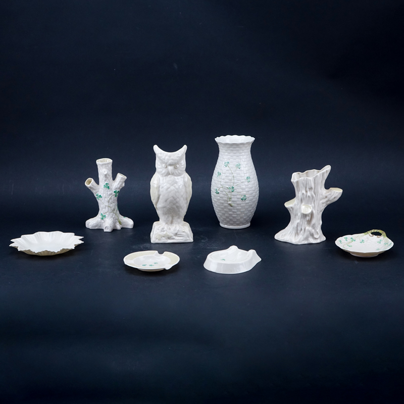 Collection of Miscellaneous Belleek Porcelain Tablewares.