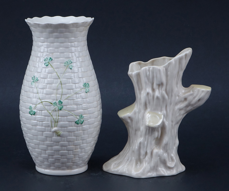 Collection of Miscellaneous Belleek Porcelain Tablewares.