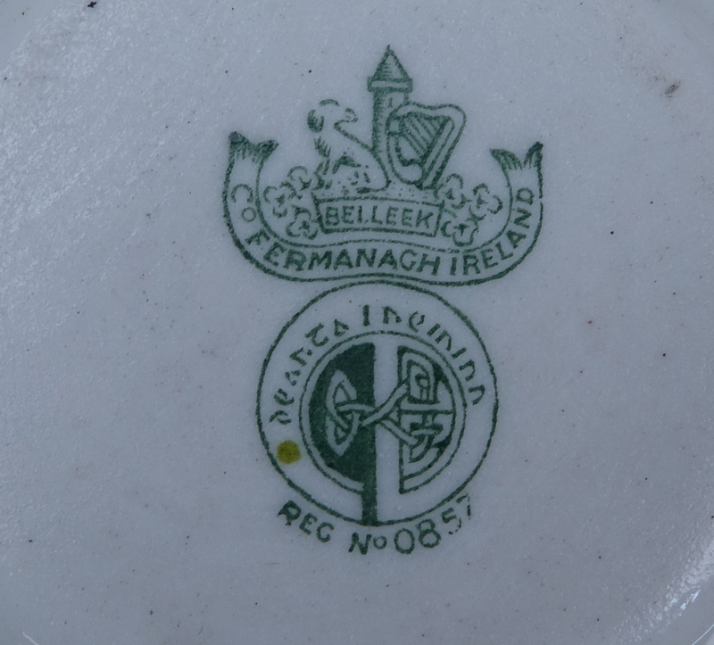 Collection of Miscellaneous Belleek Porcelain Tablewares.