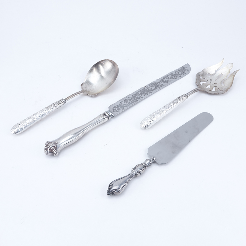 Collection of Four (4) Sterling Handled Tableware.