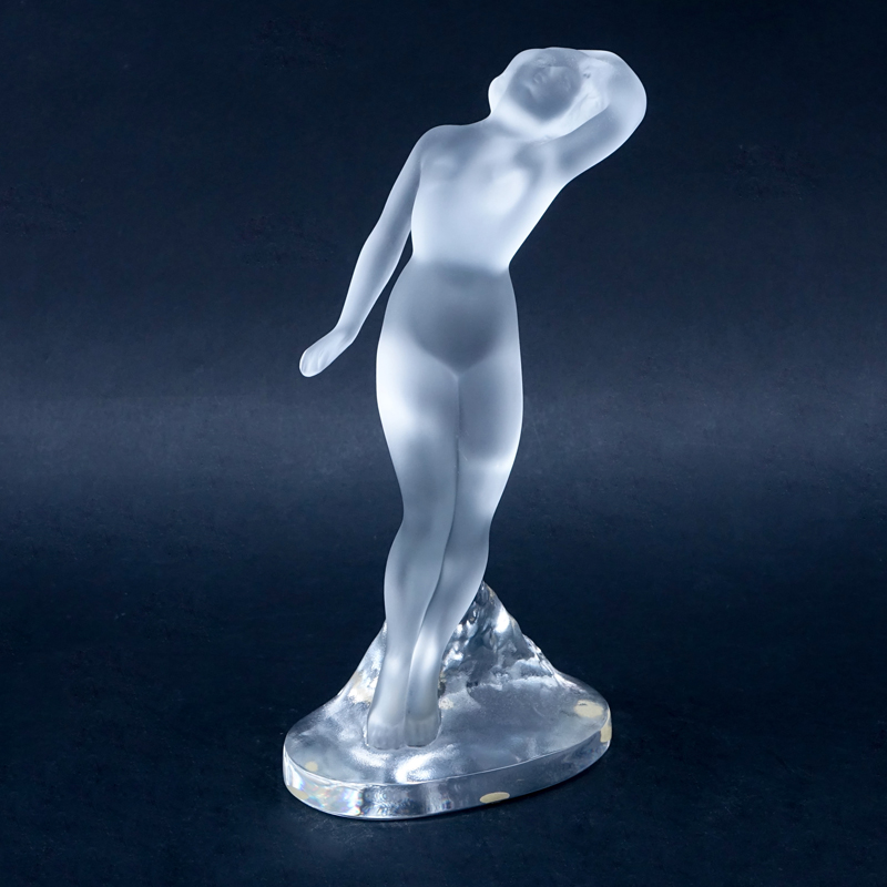 Lalique Crystal "Danseuse" Signed Lalique France. 