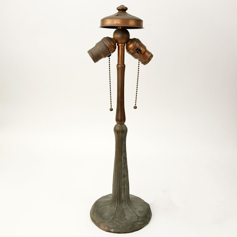Handel Cast Metal Table Lamp Base.