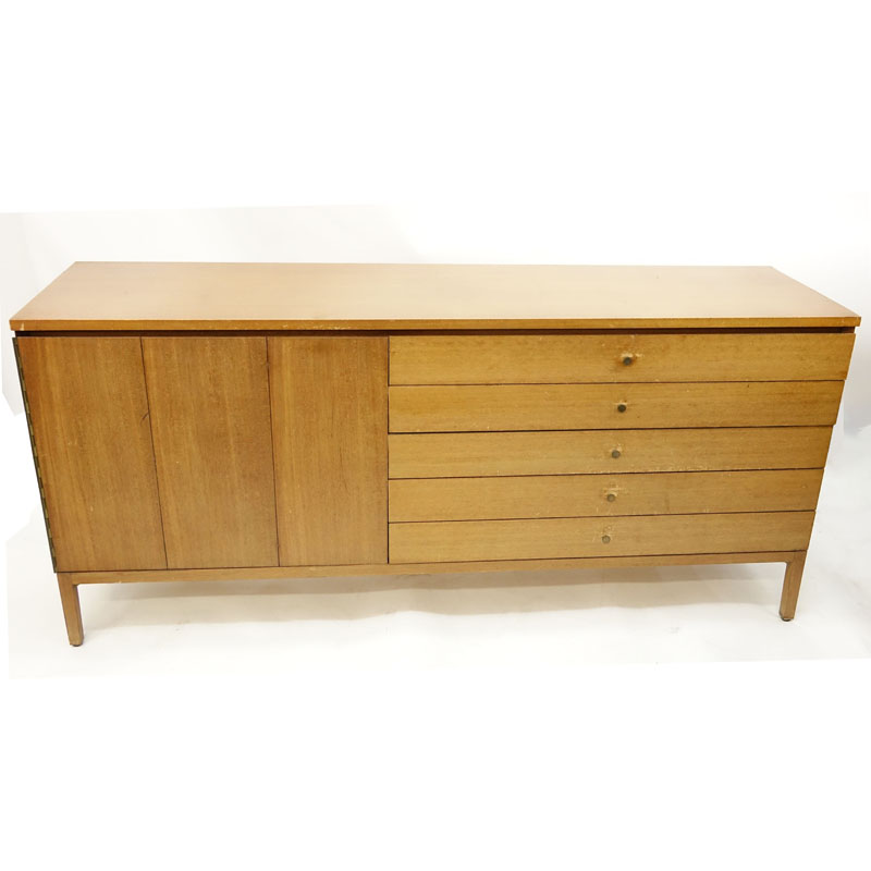 Paul McCobb for Calvin Group Mid Century Credenza. Multiple Drawers and Doors.