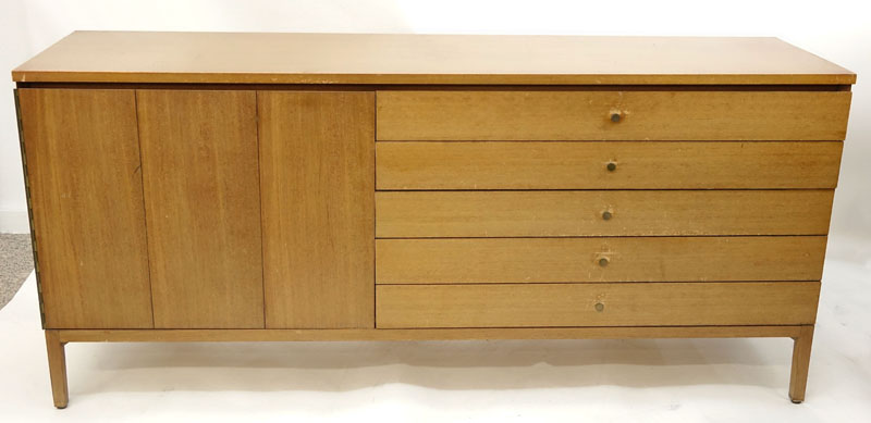 Paul McCobb for Calvin Group Mid Century Credenza. Multiple Drawers and Doors.