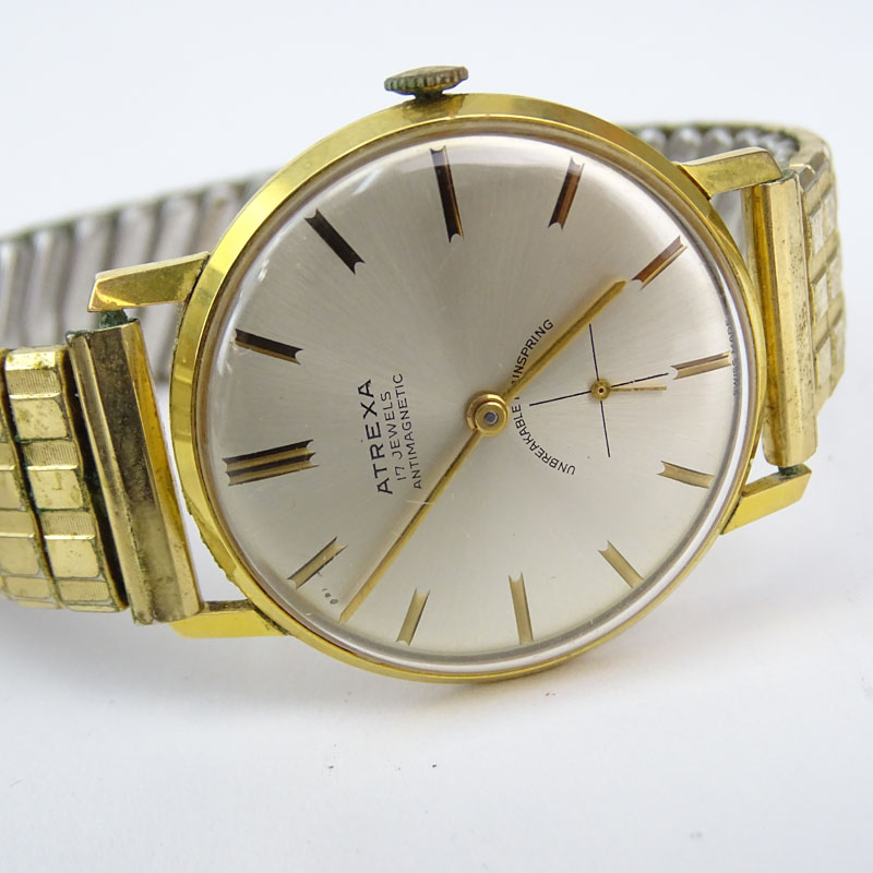 Collection of Five (5) Vintage Watches. Includes a lady's Omega, men's Hilton, Atrexa, Benson Electra and a CVMA pocket watch. 