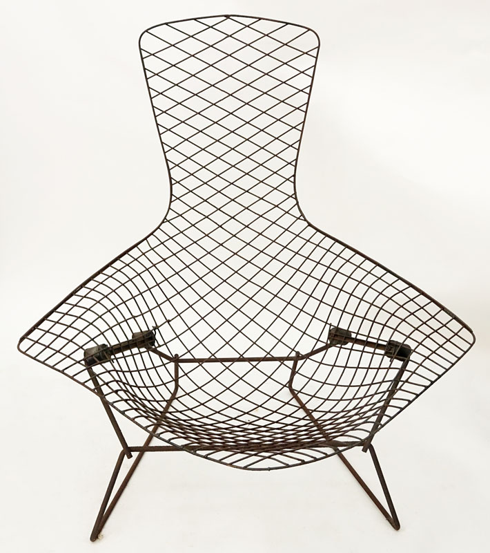 Mid Century Bertoia For Knoll Wire Bird Chair.