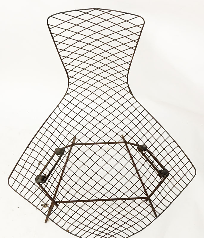 Mid Century Bertoia For Knoll Wire Bird Chair.