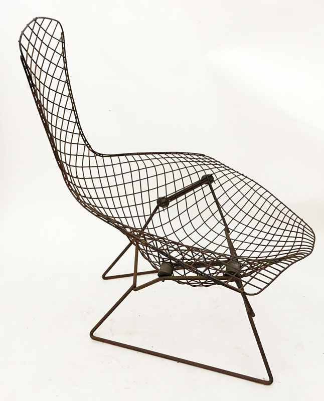 Mid Century Bertoia For Knoll Wire Bird Chair.