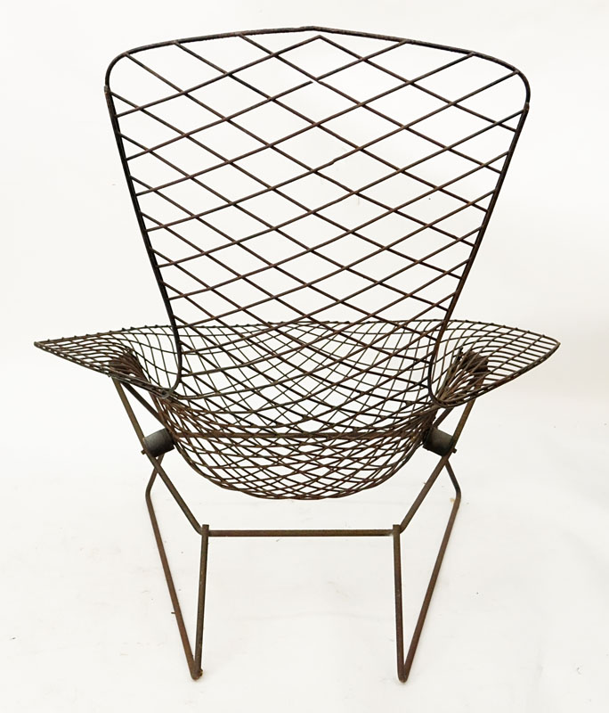 Mid Century Bertoia For Knoll Wire Bird Chair.