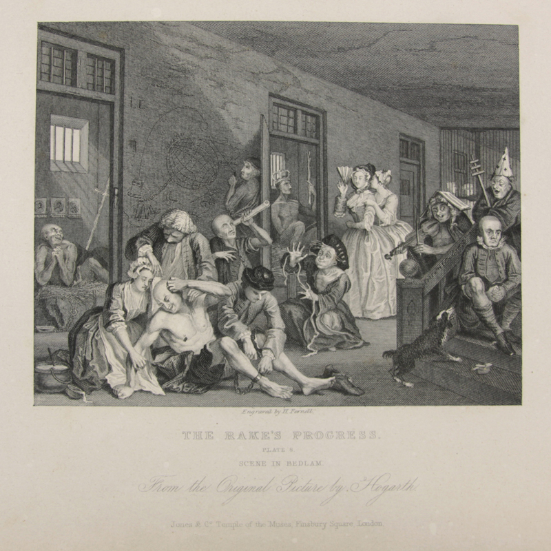 Book of Twenty-One Prints By William Hogarth. Includes, Time Of Day, industry and Idleness etc.