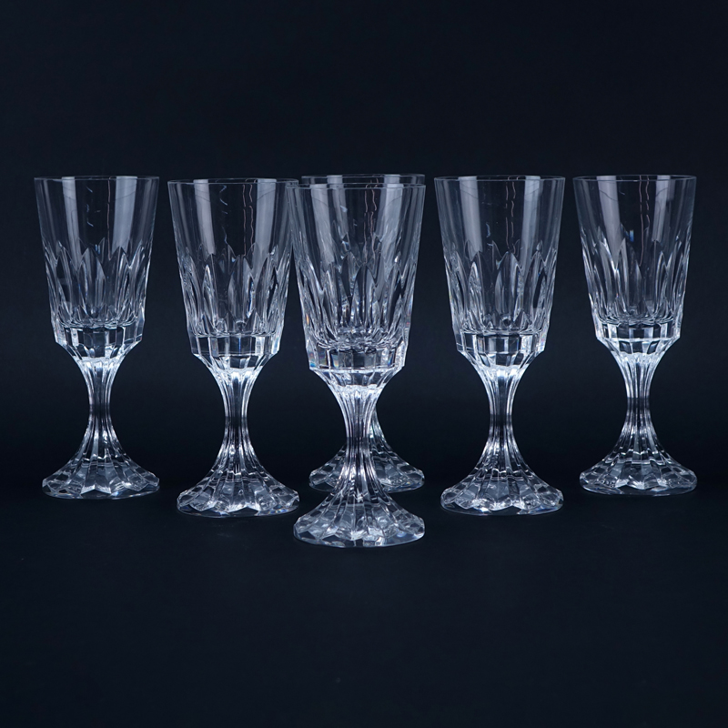 Six (6) Baccarat "D’Assas" Crystal Water Goblets. 