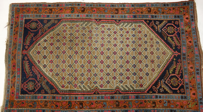 Antique Persian Hamadan Rug.