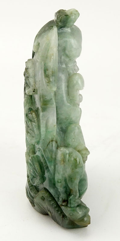 Chinese Carved Jade Shou Lao Figurine.