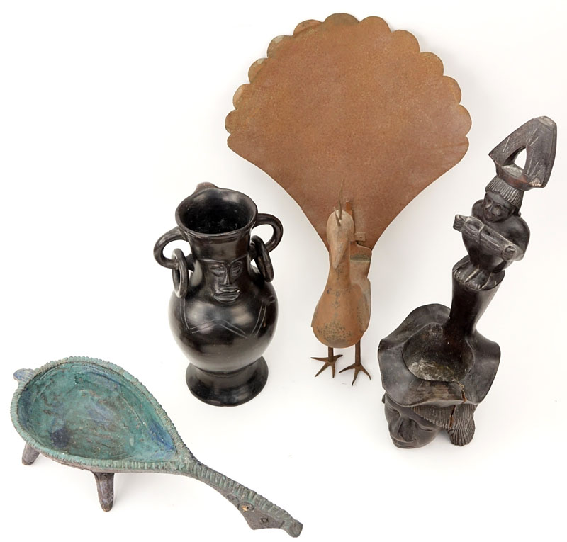 Lot of Four (4) Vintage Decorative Items.
